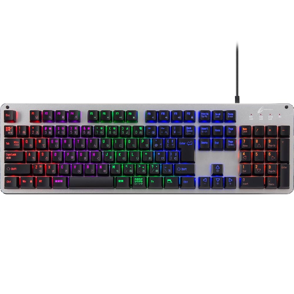 ゲーミングキーボード Amazon.co.jp: CYBER ・ ゲーミングキーボード 静音